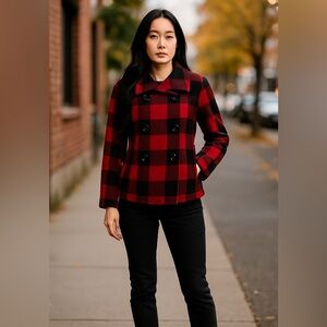 GAP Buffalo Plaid Blazer Style Jacket (in great condition)